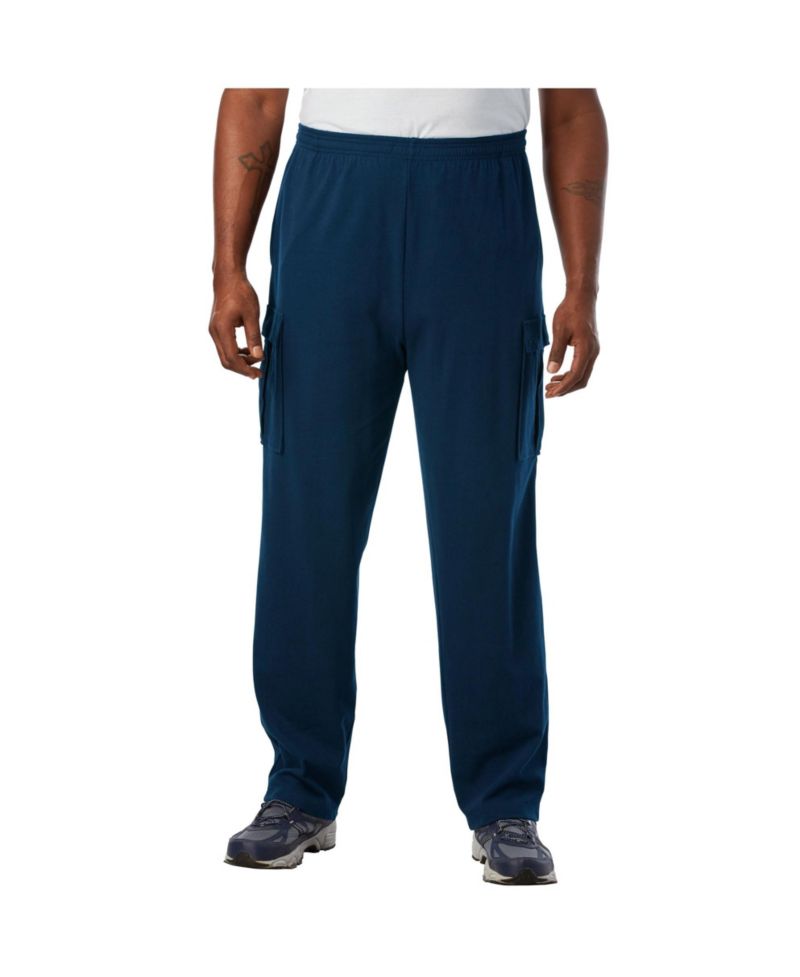 Big & Tall Lightweight Jersey Cargo Sweatpants