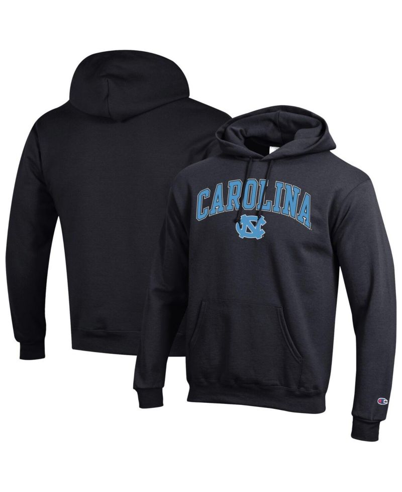 Men's Carolina Blue North Carolina Tar Heels Arch Over Logo Pullover Hoodie