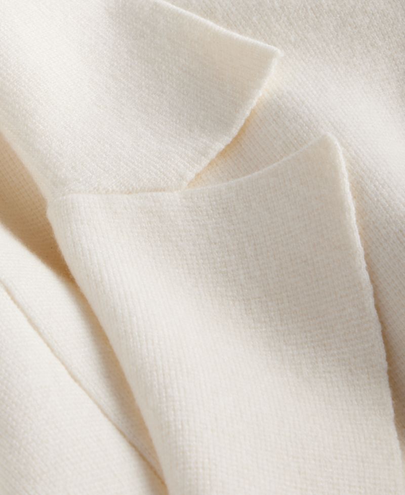 Petite Double-Breasted Patch Pocket Sweater
