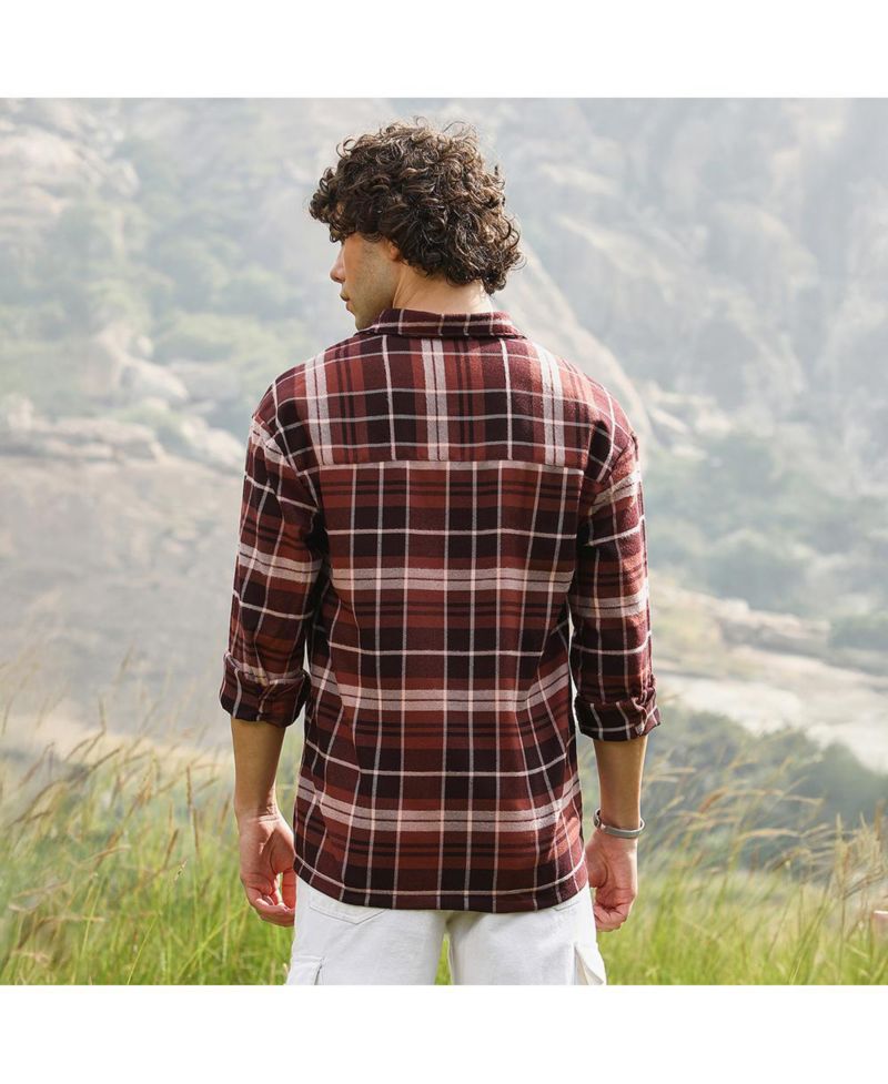 Men's Tartan Plaid Shacket