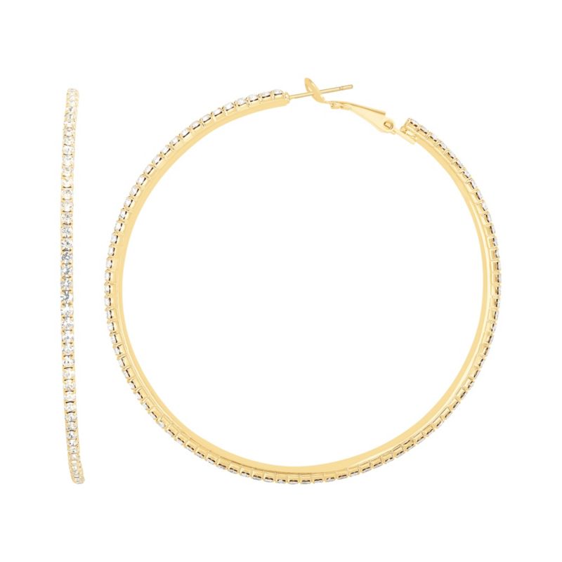 Textured Hoop Earrings