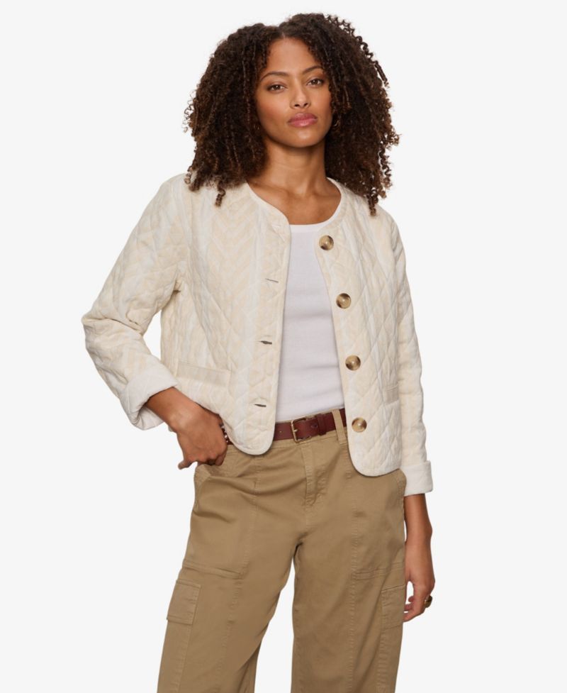 Women's Crafted Coco Quilted Button-Front Jacket