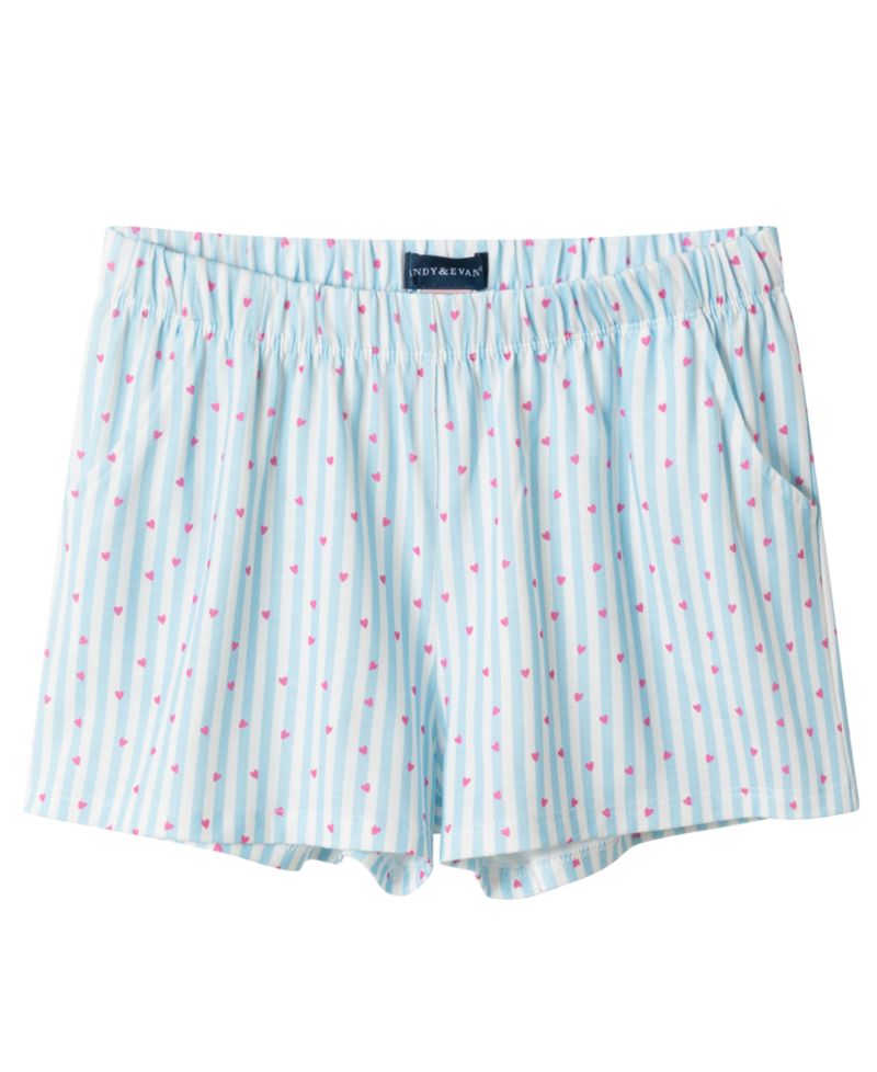 Girls' 6-16 Henley Tank & Short, 2-Piece Pajama Set