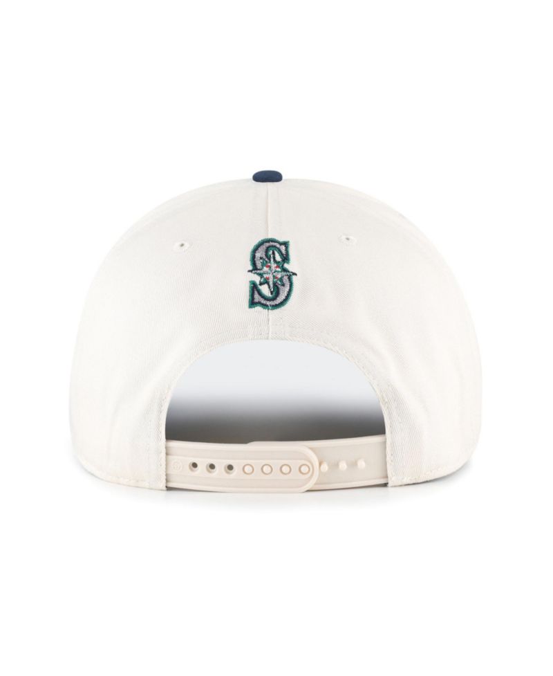 Men's Natural/Navy Seattle Mariners Rope Script Hitch Adjustable Hat