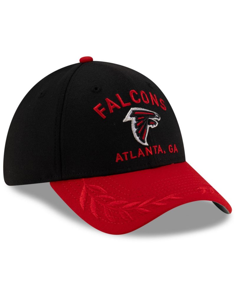 Men's Black/Red Atlanta Falcons 2025 NFL Draft 39THIRTY Flex Hat