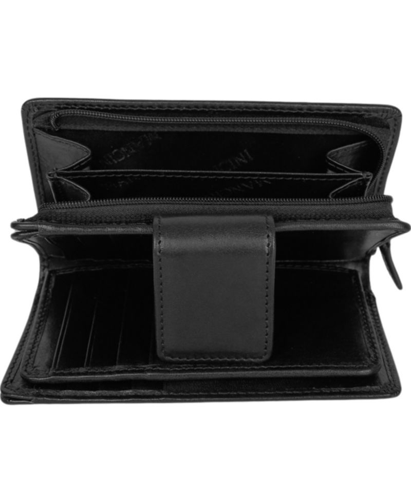 Pelle D'oro RFID Secure Snap Trifold Wallet