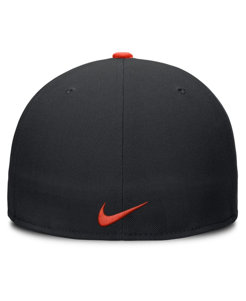 Men's Black Baltimore Orioles True Performance Fitted Hat