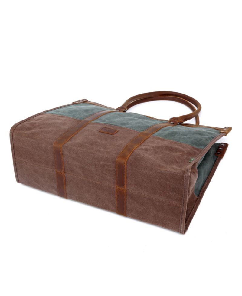 Stone Creek Waxed Canvas Tote Bag