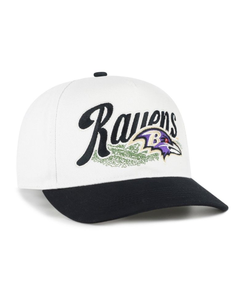 Men's '47 Cream Baltimore Ravens Enfield Hitch Adjustable Hat