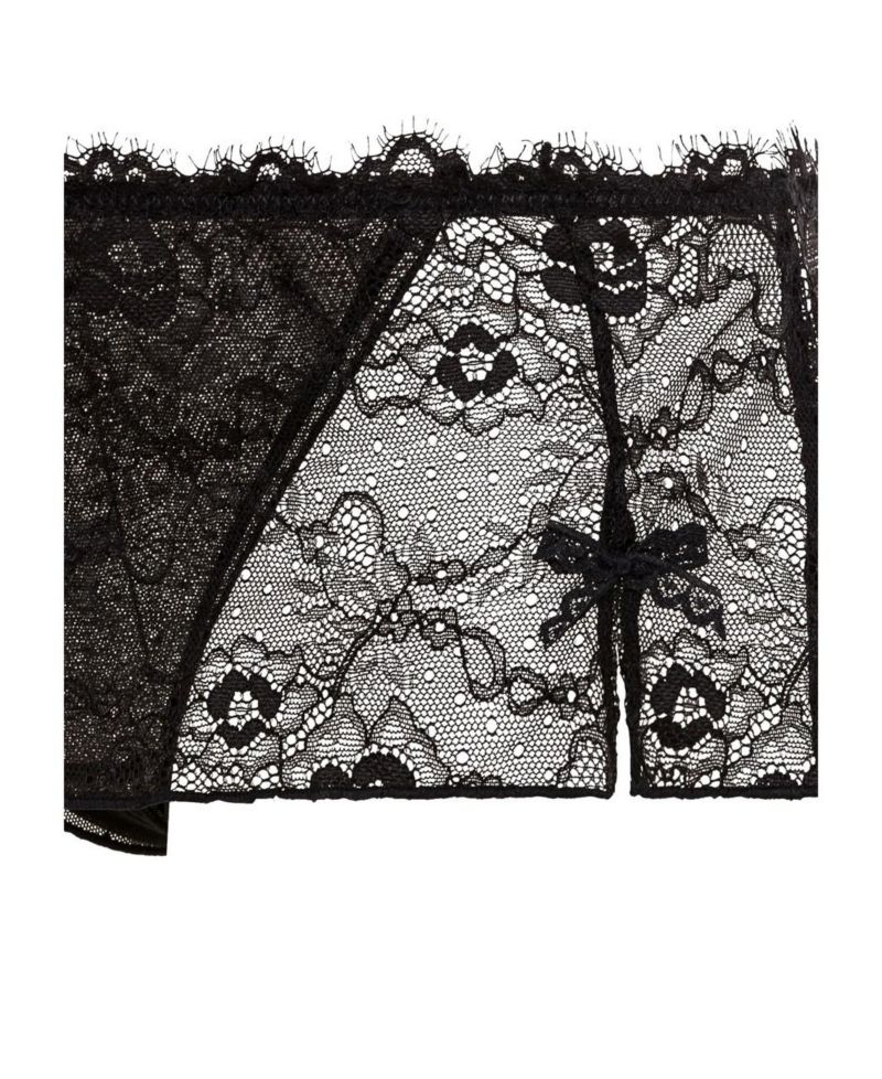 Women's Lace Skirt Open Thong Alluring Lingerie