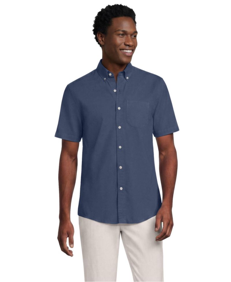 Men's Short Sleeve Poplin Shirt