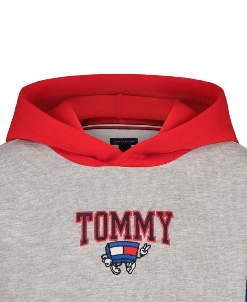 Boys' 2T-7 Mascot Block Long-Sleeve Hoodie