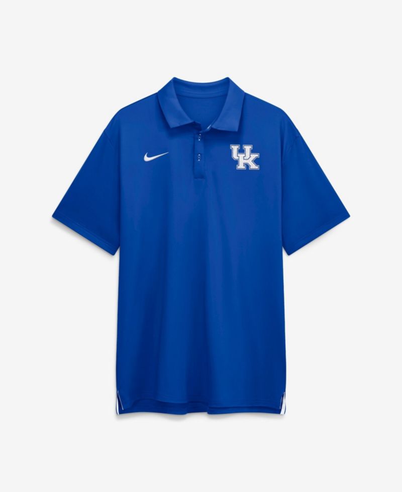 Men's Royal Kentucky Wildcats 2026 Sideline Tour Dri-FIT Polo Shirt