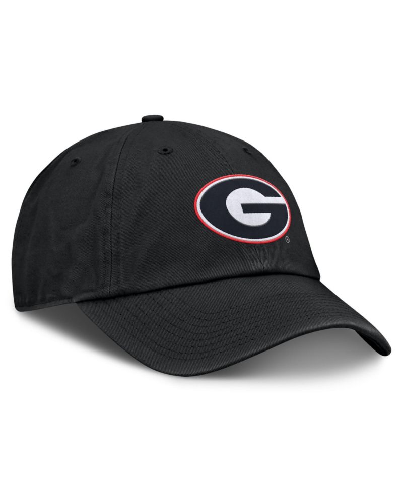 Men's Black Georgia Bulldogs Club Dri-FIT Adjustable Hat