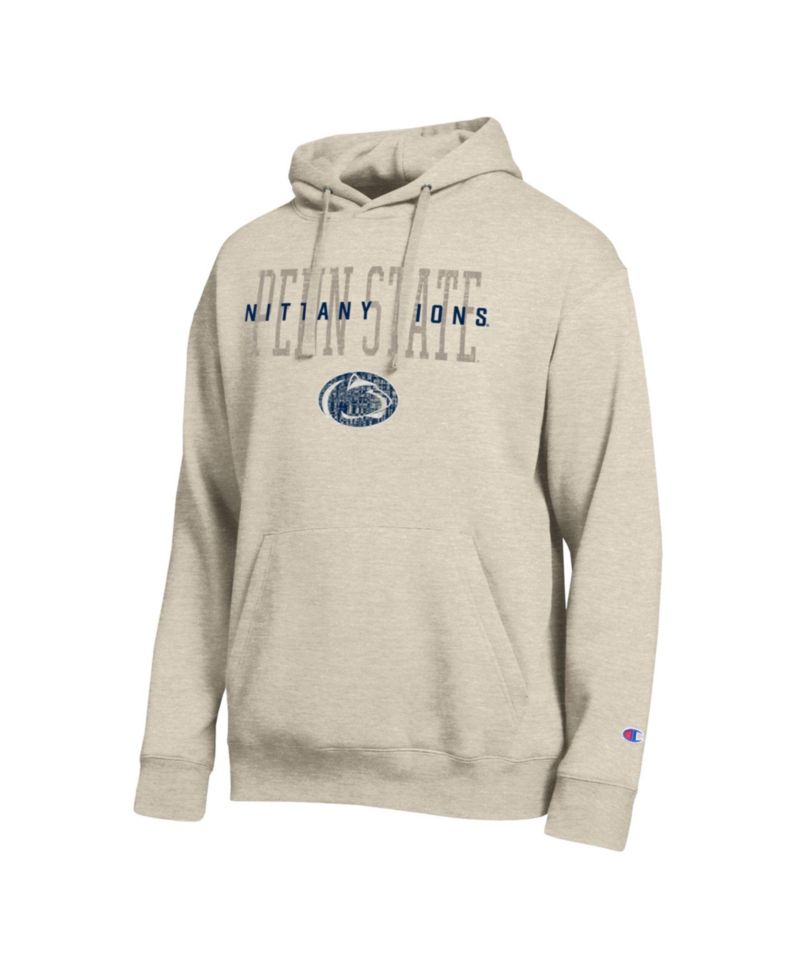 Men's Oatmeal Penn State Nittany Lions All-Star Neutral Stack Hoodie