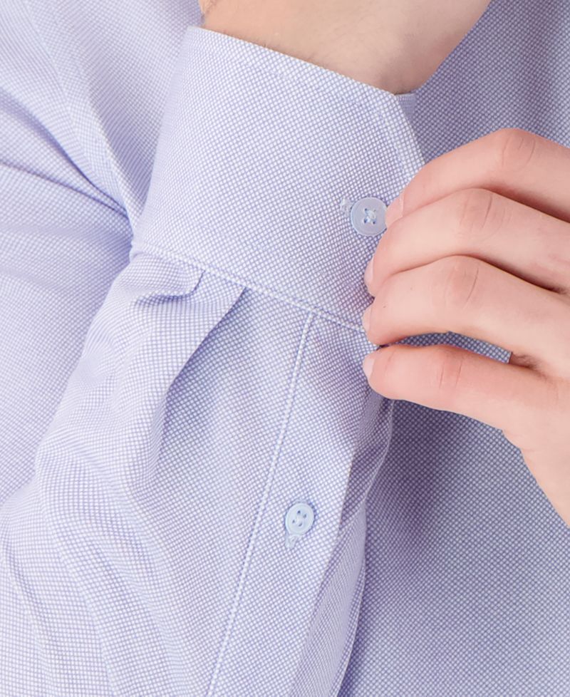 Men's Pin Dot Print Dress Shirt