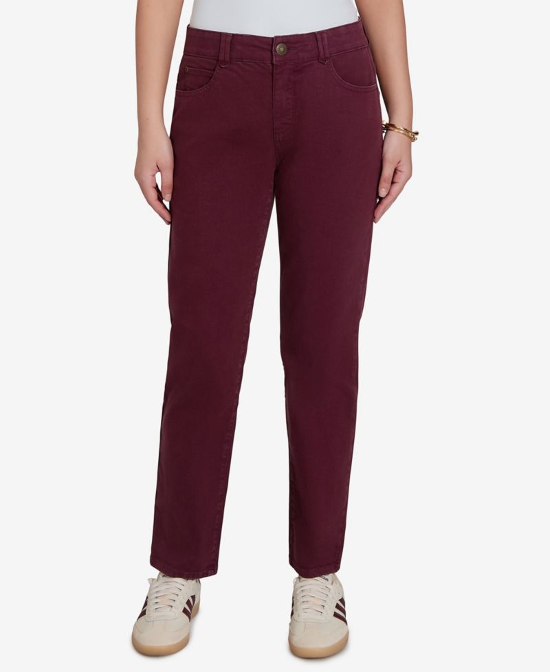 Petite Colored Denim Straight Jeans