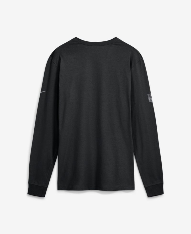 Men's Washington Commanders Sideline Bold Arch Star Dri-FIT Long-Sleeve Crewneck T-Shirt