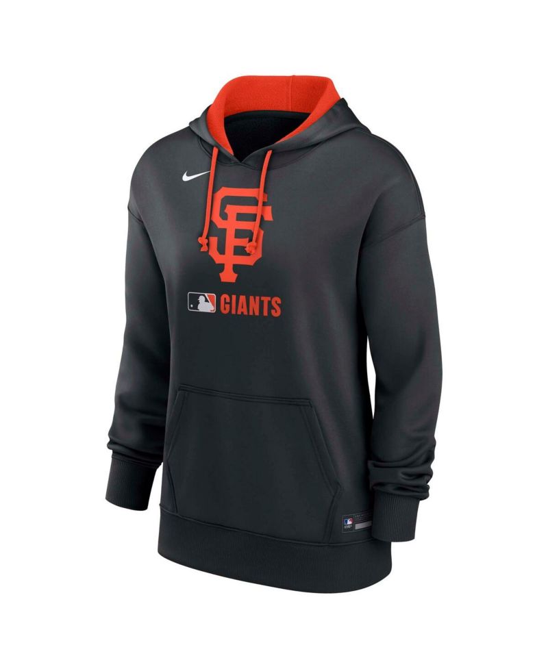 Women's Black San Francisco Giants Authentic Collection Performance Pullover Hoodie