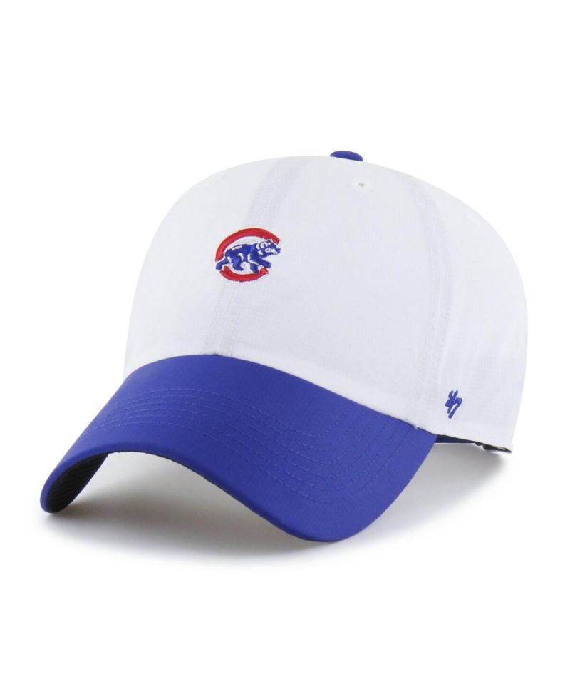 Men's White/Royal Chicago Cubs Vista Mini Clean Up brrr&deg; Adjustable Hat