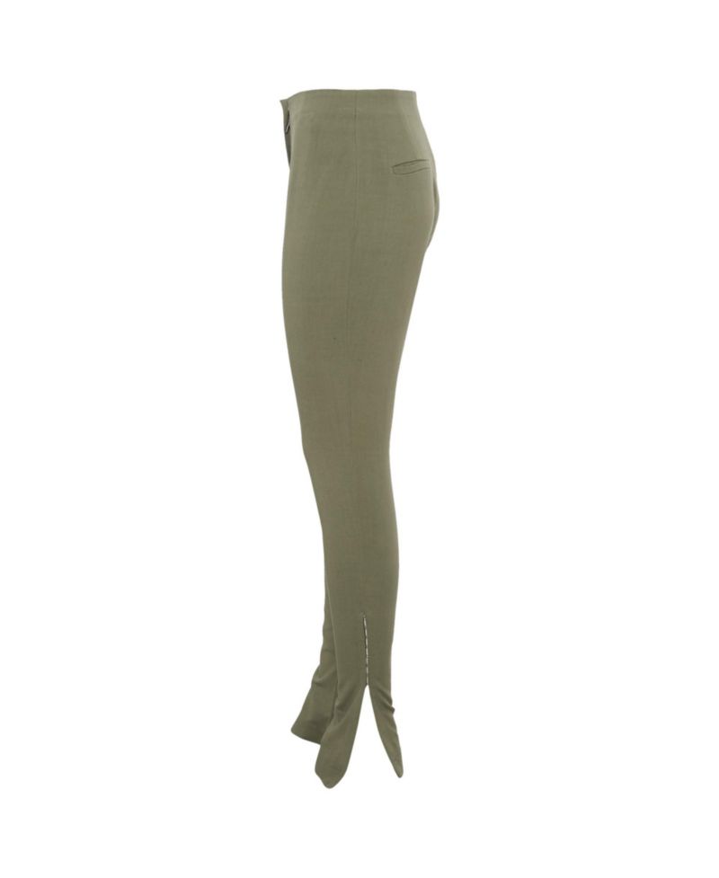Women's Linen Blend Skinny Trousers