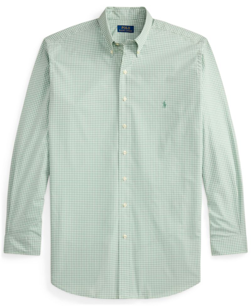 Men's Big & Tall Poplin Sport Shirt