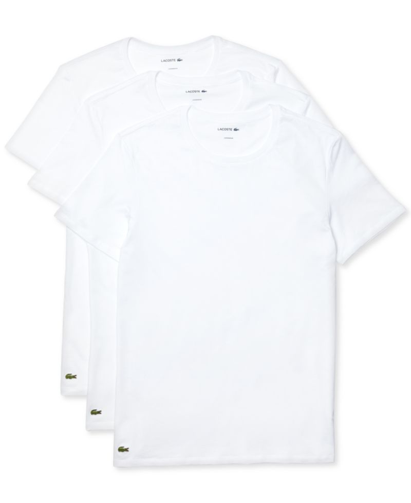 Men's Regular Fit Crewneck Cotton Undershirts, 3-Pack