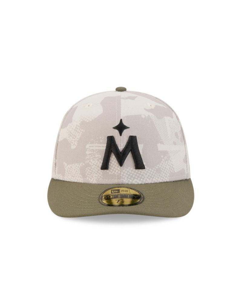 Men's Light Beige/Olive Minnesota Twins 2025 Armed Forces Day 59FIFTY Fitted Hat