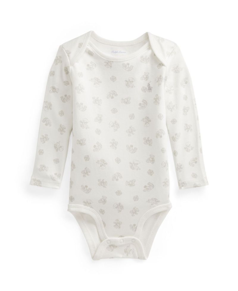 Baby Boys Bear-Print Organic Cotton Bodysuit