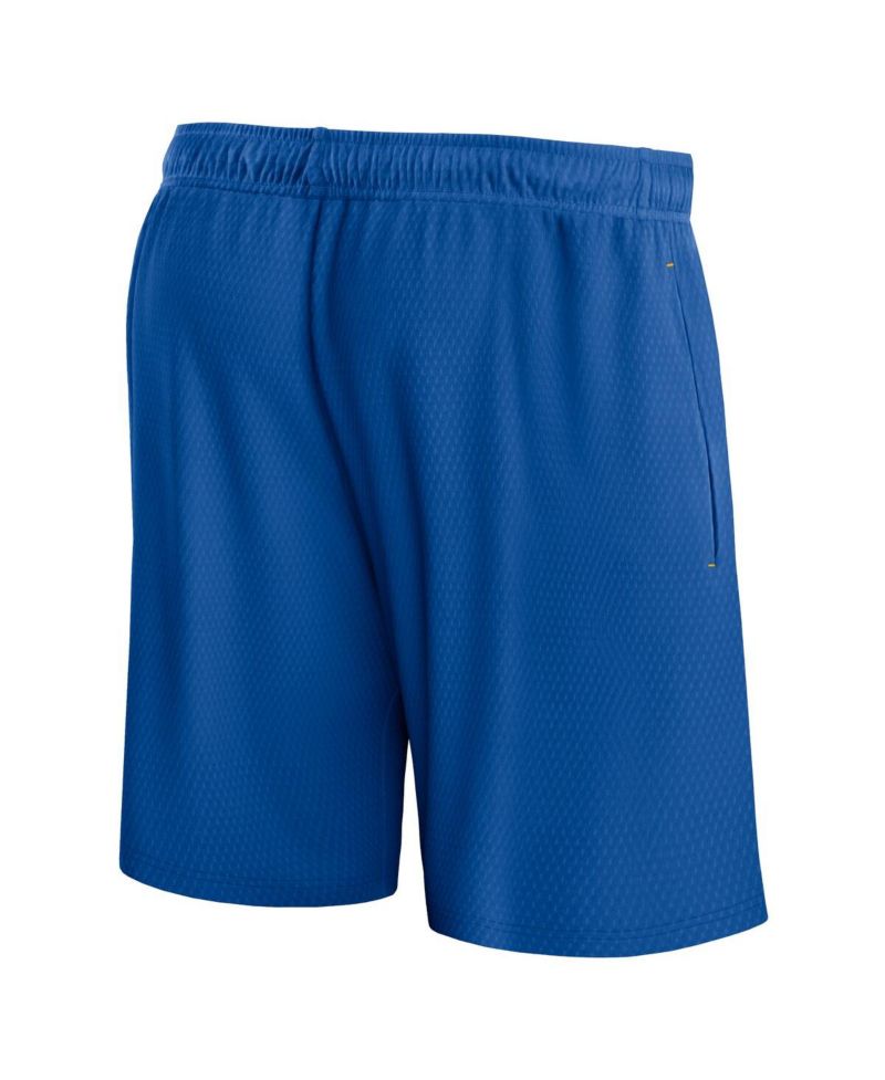 Men's Royal Golden State Warriors Post Up Mesh Shorts