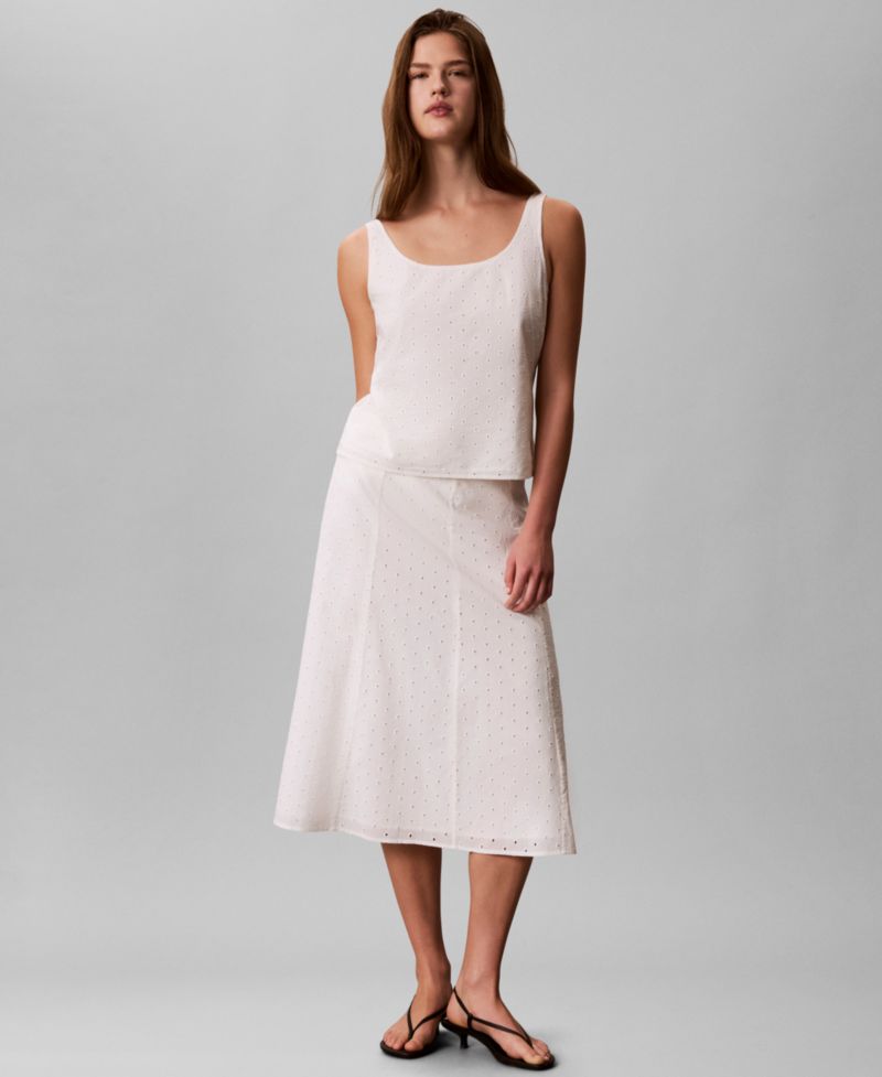 Women's Classic Fit Pull-On Midi Skirt