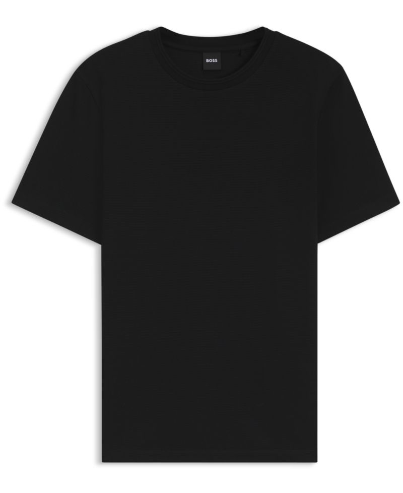 Men's Cotton-Blend Bubble-Jacquard T-Shirt