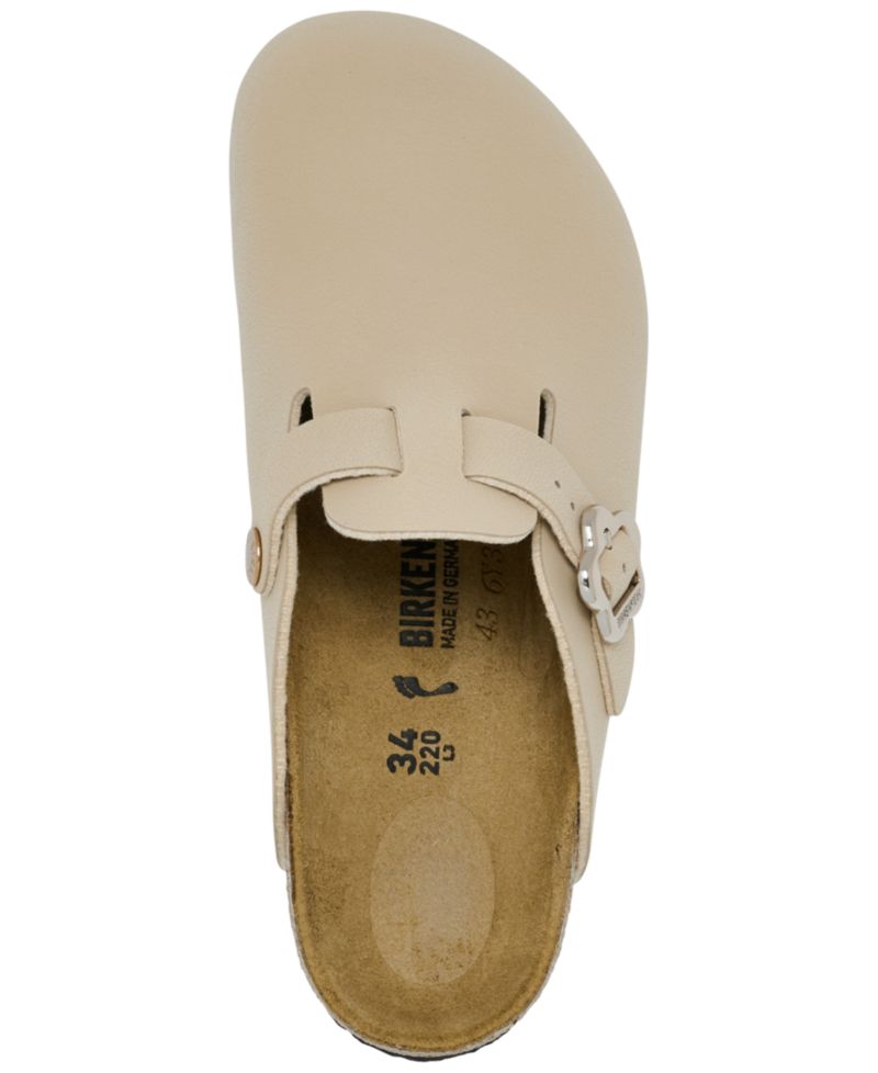 Little Kid's Boston Suede Leather Flower Buckle Clogs from Finish Line