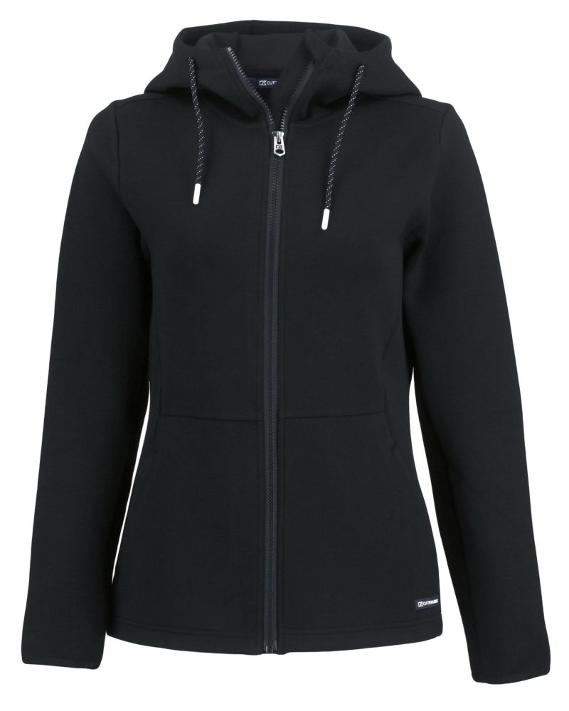 Women's Cutter and Buck Roam Epic Comfort Recycled Full Zip Hooded Jacket
