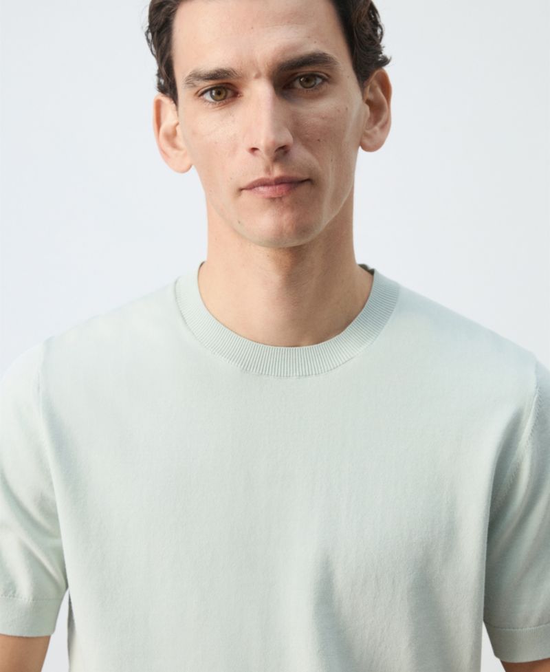 Men's Cotton Fine-Knit T-Shirt