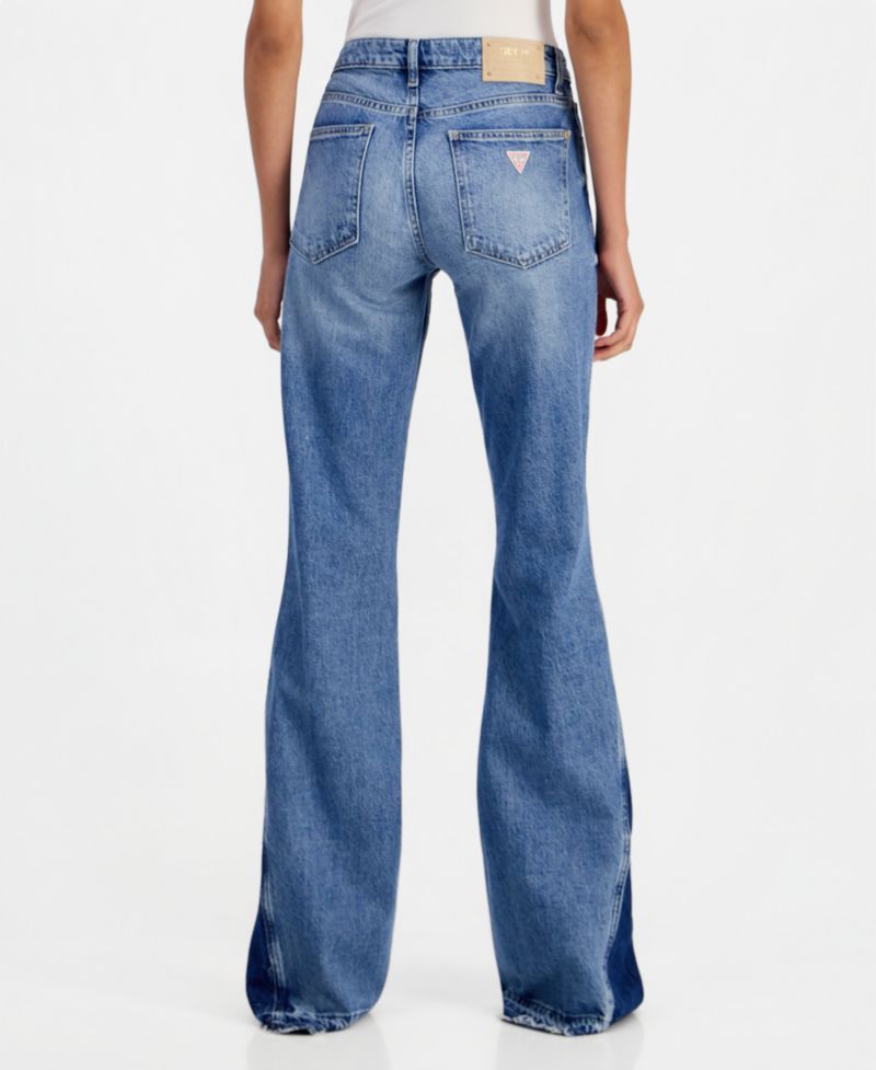 Women's Beverly Contrast Panel Flare Jeans
