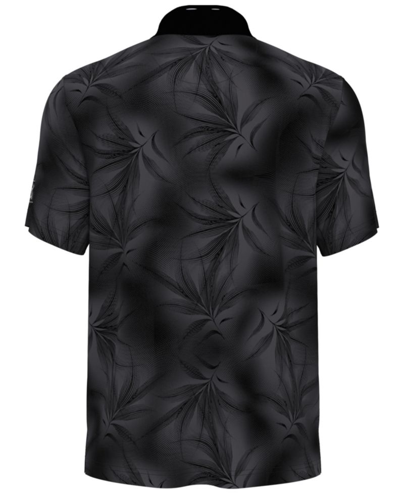 Men's Foliage Print Golf Regular-Fit Polo Shirt