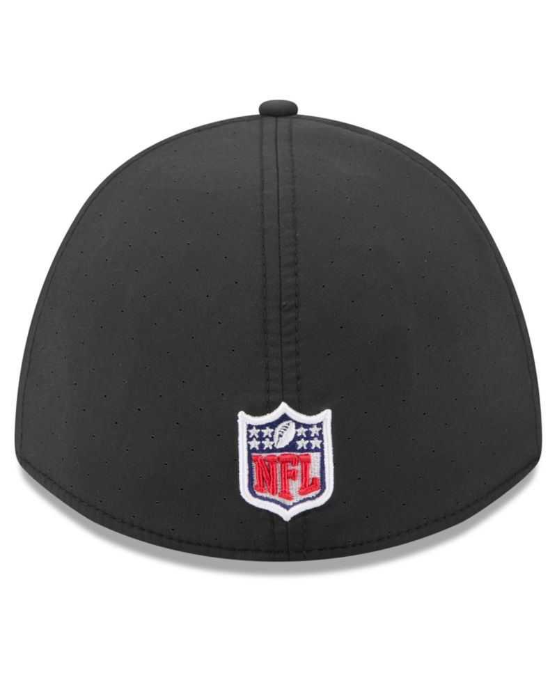 Men's Black Denver Broncos 2026 NFL Cruical Catch 39THIRTY M-Crown Stretch Hat