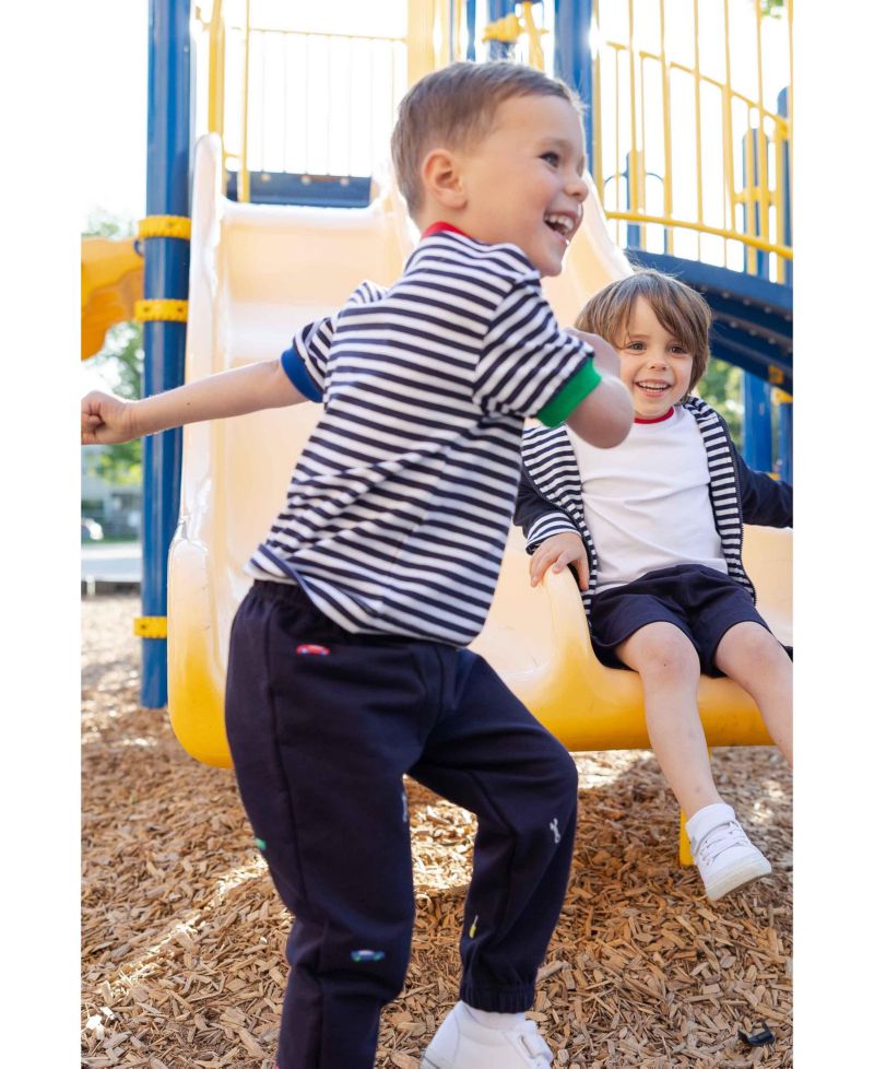 Baby Boy 12M - 24M French Terry Jogger With Cars and Tools