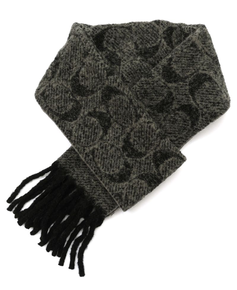 Signature-C Boucle Twill Muffler Scarf
