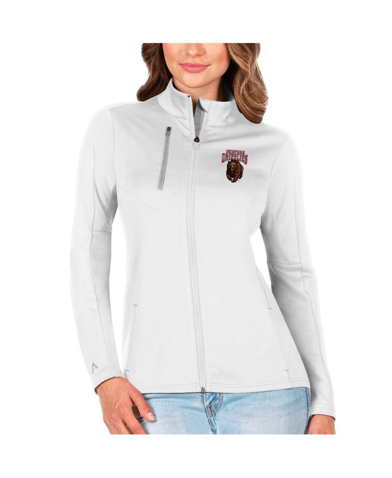 Women's White/Silver Montana Grizzlies Generation Full-Zip Jacket
