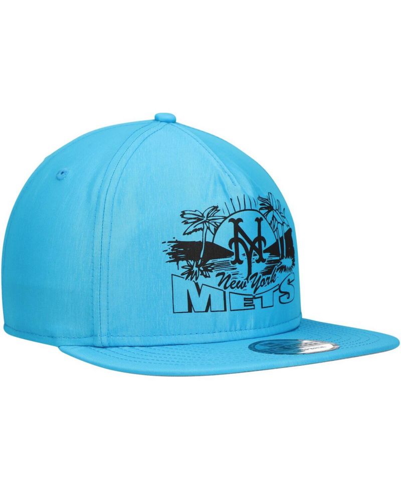 Men's Blue New York Mets Neon Golfer Snapback Hat
