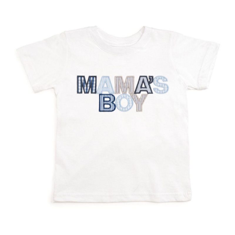 Baby Boys Mama's Patchwork Short Sleeve T-Shirt
