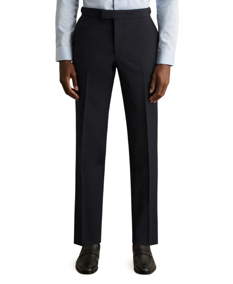 Men's Promise Tailored-Fit Wool-Blend Suit Pants
