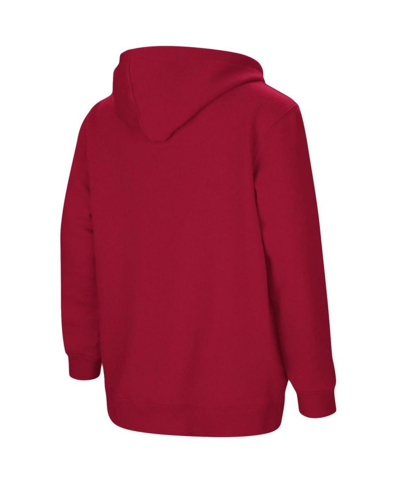 Big Boys Cardinal Iowa State Cyclones 2-Hit Team Pullover Hoodie