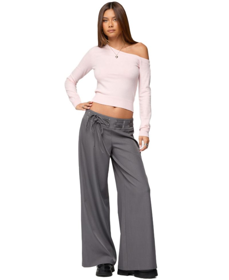 Womens Mayson Off Shoulder Knit Top