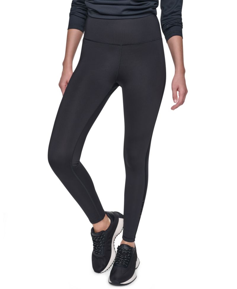 Women's Flocked Subtle Shine High-Waist 7/8 Legging