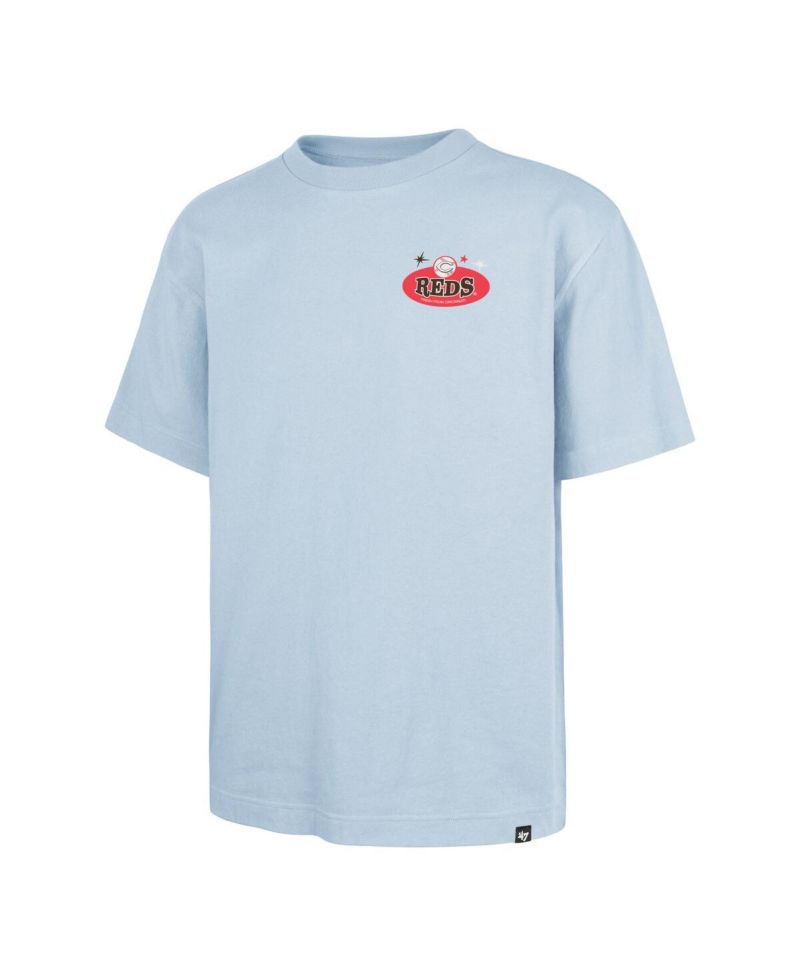 Men's Light Blue Cincinnati Reds Ice Cream Parlor Foundation T-Shirt