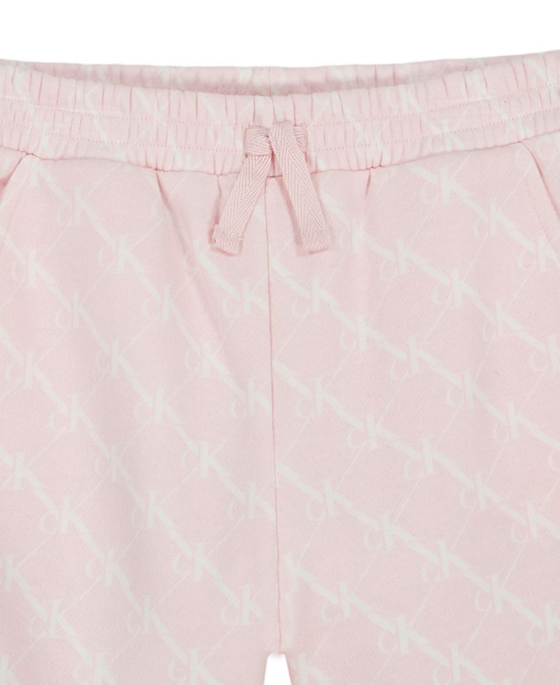 Baby Girls' Fleece Mock-Neck Top and Jogger Pants, 2-Piece Set