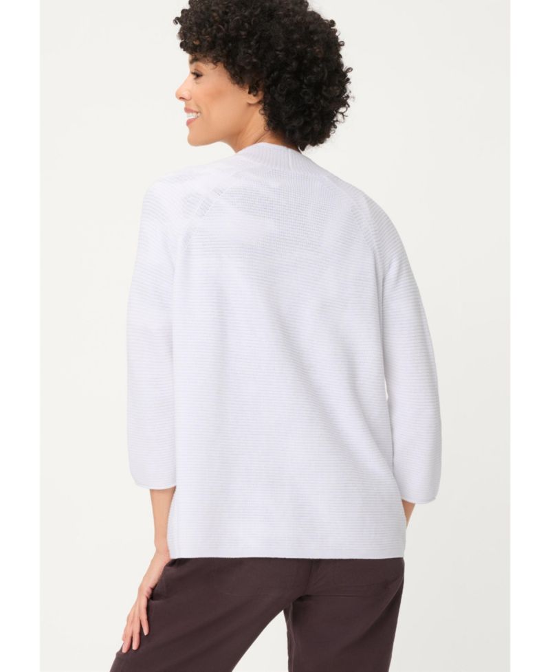 Women's Rib Knit Open Front Cardigan